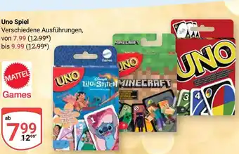 Globus Mattel games uno spiel disney lilo & stitch Angebot