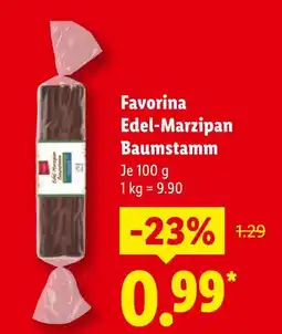 Lidl Favorina edel-marzipan baumstamm Angebot