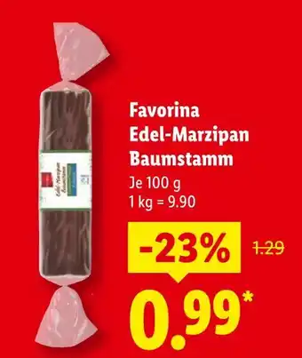 Lidl Favorina edel-marzipan baumstamm Angebot
