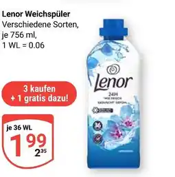 Globus Lenor weichspüler Angebot