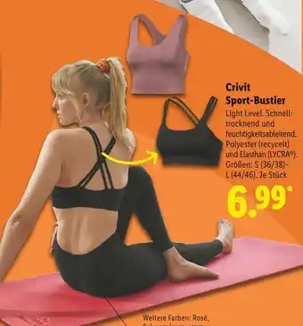 Lidl Crivit sport-bustier Angebot