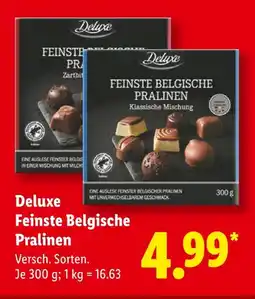 Lidl Deluxe feinste belgische pralinen zartbitter Angebot