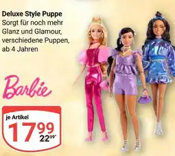 Globus Barbie deluxe style puppe Angebot