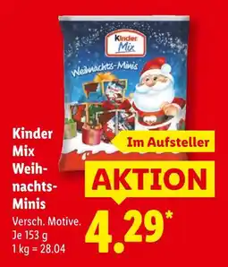 Lidl Kinder mix weihnachts-minis Angebot
