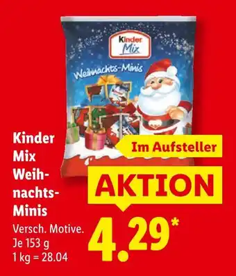 Lidl Kinder mix weihnachts-minis Angebot