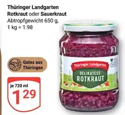 Globus Thüringer landgarten rotkraut Angebot