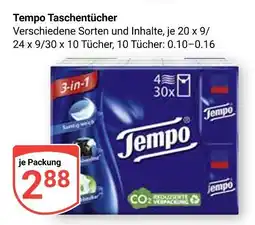 Globus Tempo taschentücher Angebot