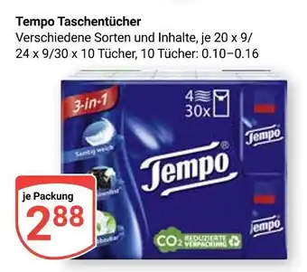 Globus Tempo taschentücher Angebot