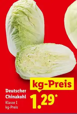 Lidl Deutscher chinakohl Angebot