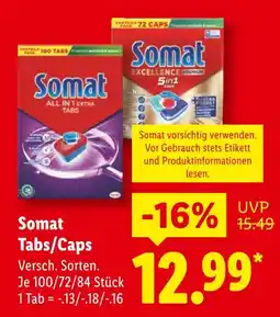 Lidl Somat all in 1 extra tabs Angebot