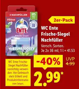 Lidl Wc ente frische-siegel nachfüller Angebot