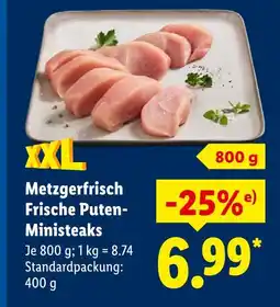 Lidl Metzgerfrisch frische puten-ministeaks Angebot