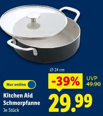 Lidl Kitchen aid schmorpfanne Angebot