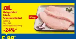Lidl Metzgerfrisch frische schweineschnitzel Angebot