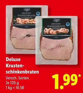 Lidl Deluxe krusten-schinkenbraten Angebot