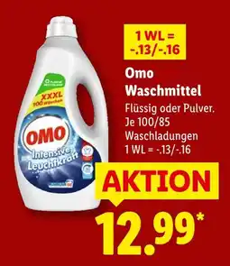 Lidl Omo waschmittel flüssig Angebot