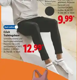 Lidl Crivit trainingshose Angebot
