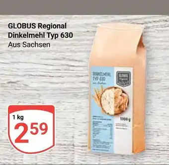 Globus Globus regional dinkelmehl typ 630 Angebot