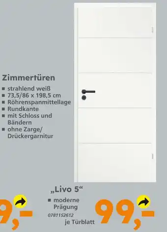 Globus Baumarkt Livo 5 Angebot