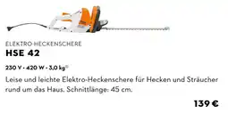 STIHL Stihl elektro-heckenschere hse 42 Angebot