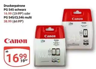 Globus Canon druckerpatrone pg 545 schwarz Angebot