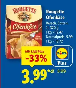 Lidl Rougette ofenkäse Angebot
