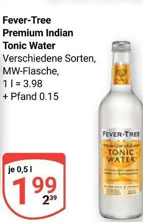 Globus Fever-tree premium indian tonic water Angebot