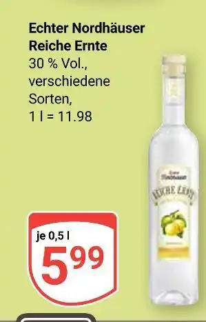 Globus Echter nordhäuser reiche ernte Angebot