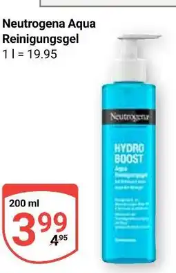 Globus Neutrogena aqua reinigungsgel Angebot