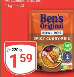 Globus Ben's original spicy curry-reis Angebot