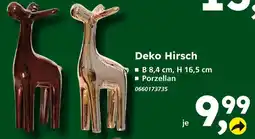 Globus Baumarkt Deko hirsch Angebot