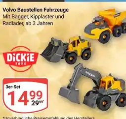 Globus Dickie toys volvo baustellen fahrzeuge Angebot