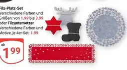 Globus Filz-platz-set Angebot