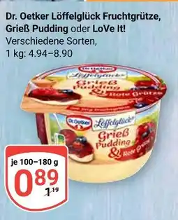 Globus Dr. oetker löffelglück fruchtgrütze Angebot