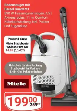 Globus Miele bodensauger mit beutel guard m1 Angebot