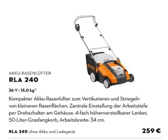 STIHL Stihl akku-rasenlüfter rla 240 Angebot