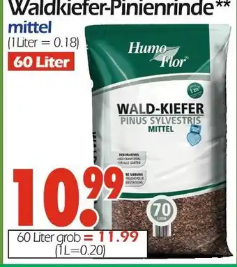 Wreesmann Humo flor waldkiefer-pinienrinde mittel Angebot