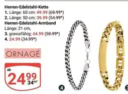 Globus Ornagé herren-edelstahl-kette Angebot
