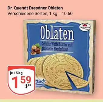 Globus Dr. quendt dresdner oblaten Angebot