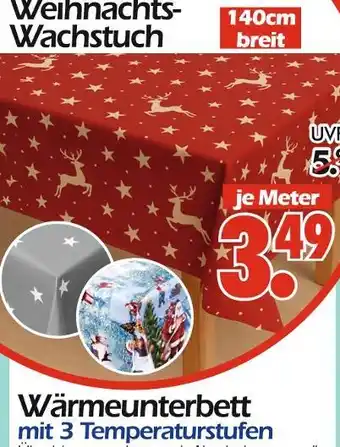Wreesmann Weihnachts-wachstuch Angebot