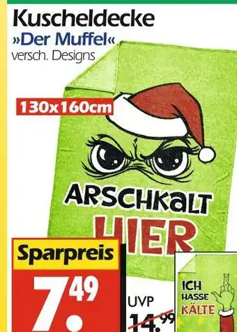 Wreesmann Kuscheldecke 'der muffel' Angebot