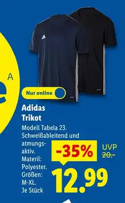 Lidl Adidas trikot modell tabela 23 Angebot