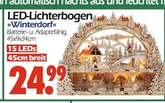 Wreesmann Led-lichterbogen winterdorf Angebot