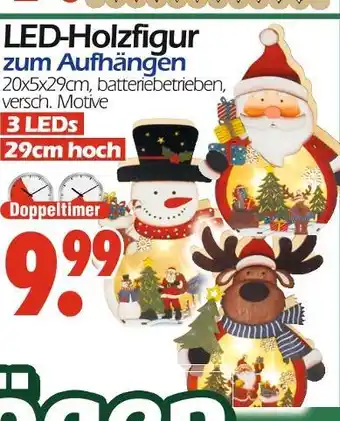 Wreesmann Led-holzfigur zum aufhängen Angebot