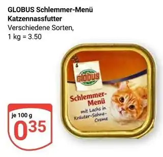 Globus Globus schlemmer-menü katzennassfutter Angebot