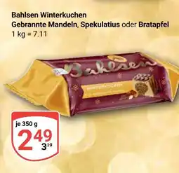 Globus Bahlsen winterkuchen gebrannte mandeln Angebot