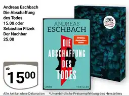 Globus Lübbe die abschaffung des todes Angebot