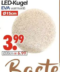 Wreesmann Led-kugel eva warmweiß Angebot