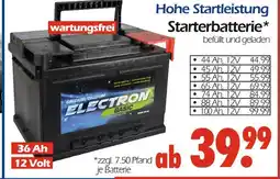 Wreesmann Electron basic starterbatterie Angebot