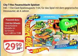 Globus Hot wheels city t-rex feuerschlacht spielset Angebot